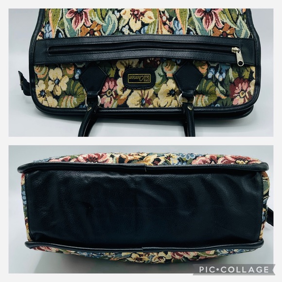 New Chenson Vintage Embroidered Tote Travel Bag - Picture 2 of 15